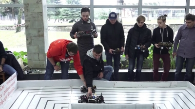 Embedded thumbnail for У Львівській політехніці відбулися перегони автономних роботів